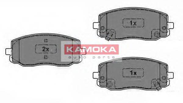 KAMOKA 24275 Комплект гальмівних колодок, дискове гальмо