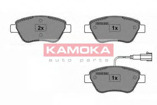 KAMOKA 23707 Комплект гальмівних колодок, дискове гальмо