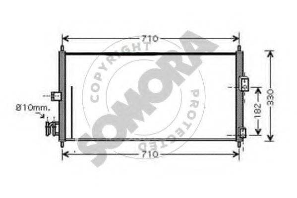 SOMORA 192560A Конденсатор, кондиціонер