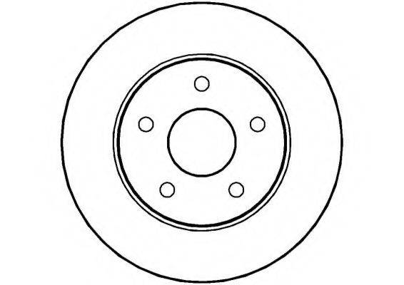 NATIONAL NBD1115 гальмівний диск