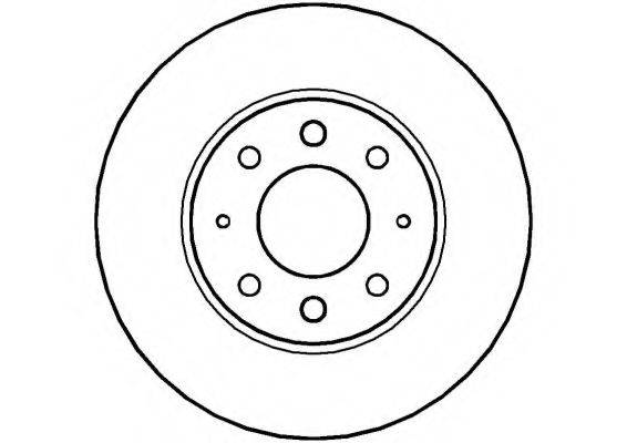 NATIONAL NBD1134 гальмівний диск