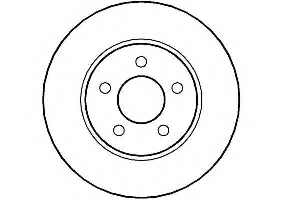 BRAKE ENGINEERING DI955671 гальмівний диск