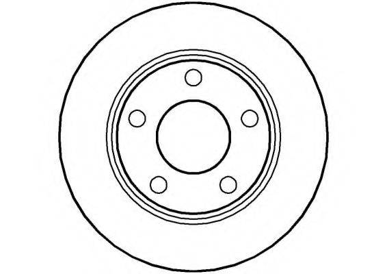 NATIONAL NBD991 гальмівний диск