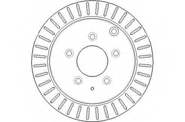 MAZDA J00126251 гальмівний диск