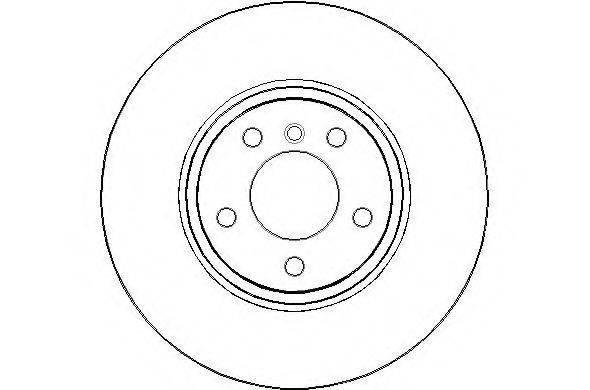 NATIONAL NBD1827 гальмівний диск