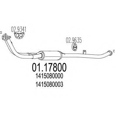 TIMAX 240248 Труба вихлопного газу