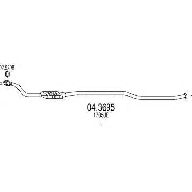 MTS 043695 Каталізатор