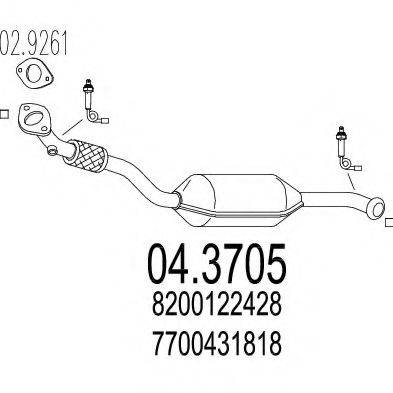 MTS 043705 Каталізатор