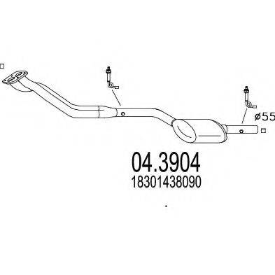 MTS 043904 Каталізатор