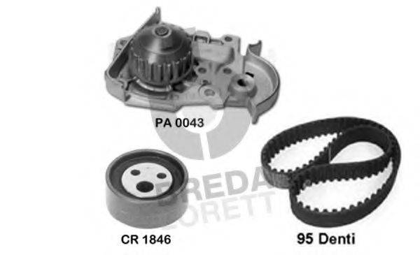BREDA LORETT KPA0057A Водяний насос + комплект зубчастого ременя