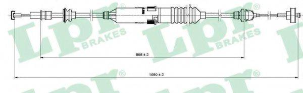 CEF ST01115 Трос, управління зчепленням