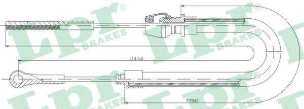 BENDIX 422803B Трос, управління зчепленням