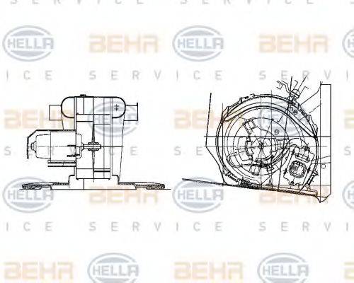 RENAULT 77 00 799 460 Вентилятор салону