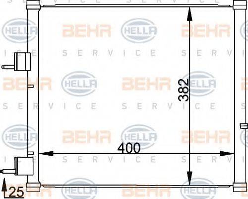 FORD 1334283 Конденсатор, кондиціонер