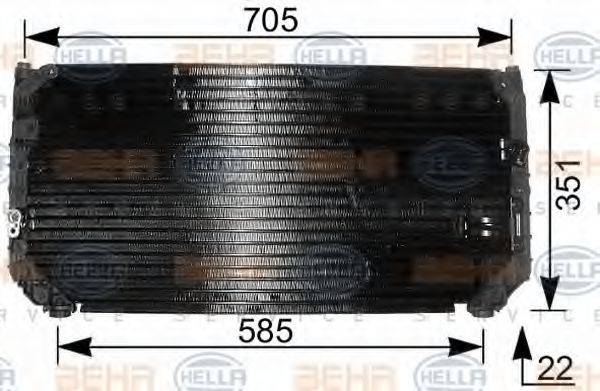 NRF 35220 Конденсатор, кондиціонер