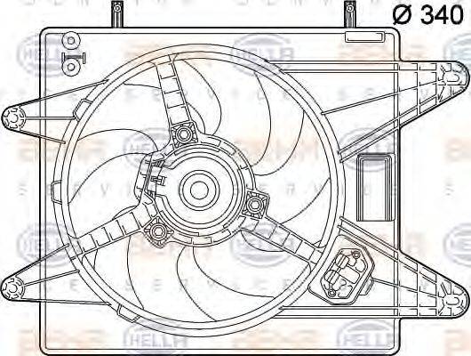 FIAT 46430980 Вентилятор, охолодження двигуна