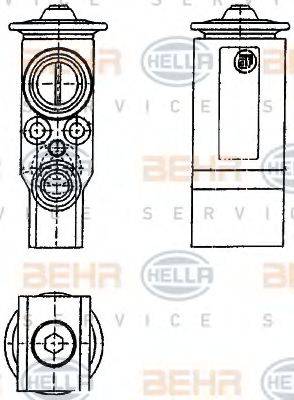 OPEL 16 18 192 Розширювальний клапан, кондиціонер