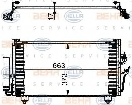 MITSUBISHI MR958462 Конденсатор, кондиціонер