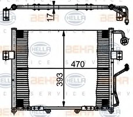 KIA 0K011-61480J Конденсатор, кондиціонер