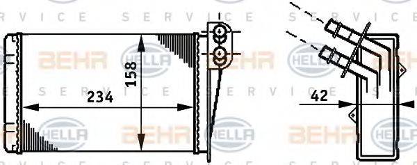 MAGNETI MARELLI 350218159003 Теплообмінник, опалення салону