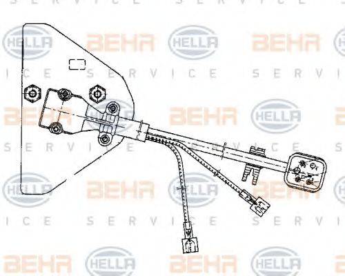 HELLA 5HL351321051 Регулятор, вентилятор салону