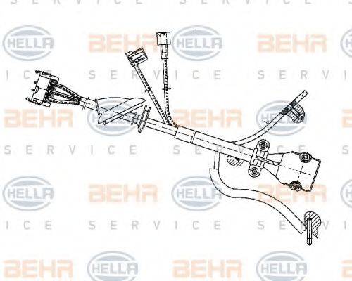 HELLA 5HL351321061 Регулятор, вентилятор салону