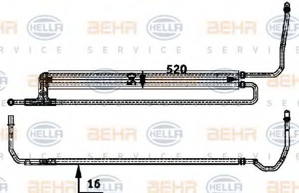 BMW 7 519 214 Олійний радіатор, рульове керування