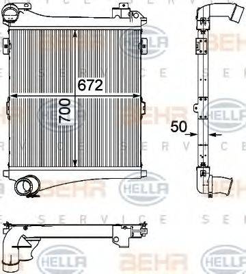 RENAULT TRUCKS 5001873728 Інтеркулер