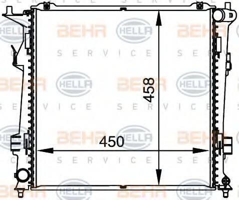 KIA 253101H600 Радіатор, охолодження двигуна