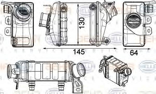 OPEL 20 946 050 Інтеркулер