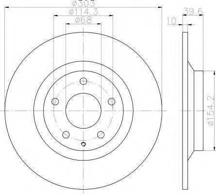 MAZDA K01126251A гальмівний диск