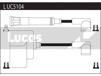LUCAS ELECTRICAL LUC5104 Комплект дротів запалювання