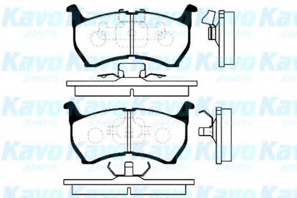 KAVO PARTS BP4505 Комплект гальмівних колодок, дискове гальмо