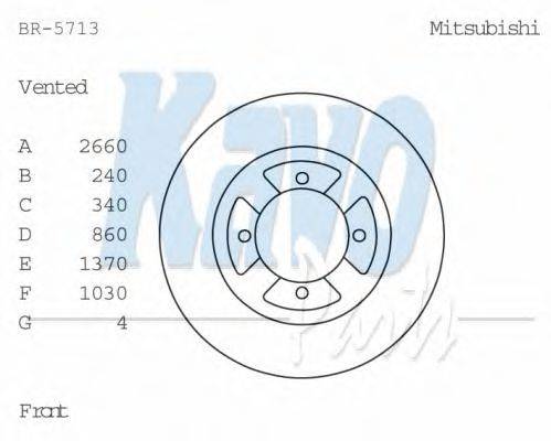 KAVO PARTS BR-5713