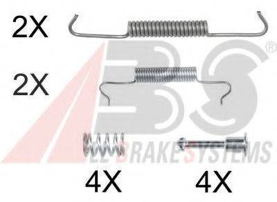A.B.S. 0887Q Комплектуючі, стоянкова гальмівна система
