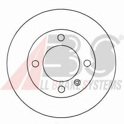 A.B.S. 15772 гальмівний диск