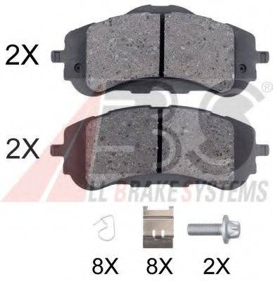 ZIMMERMANN 258951851 Комплект гальмівних колодок, дискове гальмо