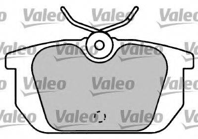 VALEO 597048 Комплект тормозных колодок, дисковый тормоз