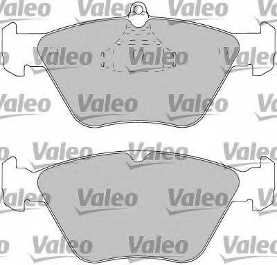 VALEO 597197 Комплект гальмівних колодок, дискове гальмо