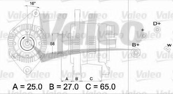 VALEO 436277 Генератор