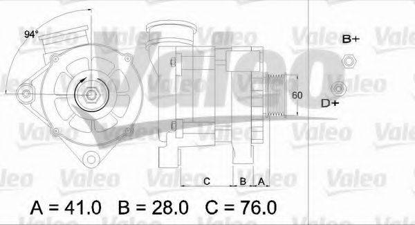 VALEO 436331 Генератор