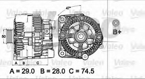 VALEO 746941 Генератор