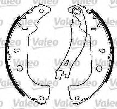 VALEO 554801 Комплект гальмівних колодок
