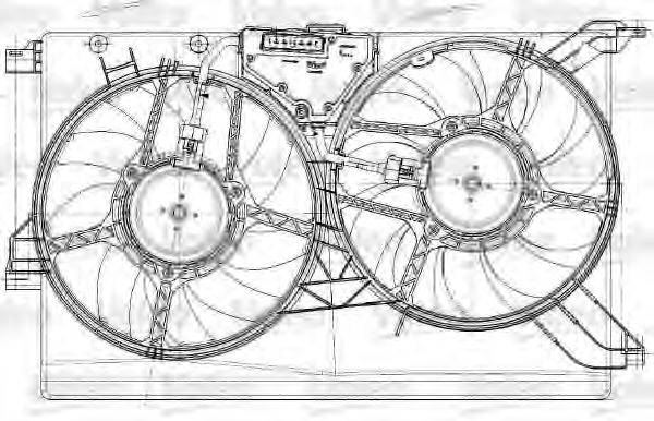 FIAT 51770437 Електродвигун, вентилятор радіатора