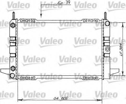 VALEO 730147 Радіатор, охолодження двигуна