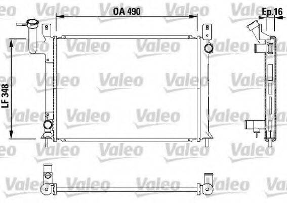 BEHR HELLA SERVICE 100838 Радіатор, охолодження двигуна