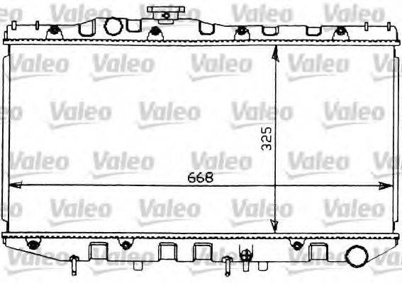 TOYOTA 1640074130 Радіатор, охолодження двигуна; Радіатор, Тяговий акумулятор