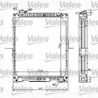 VALEO 732994 Радіатор, охолодження двигуна