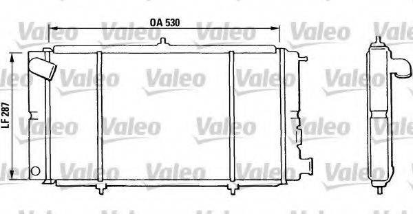 VALEO 810811 Радіатор, охолодження двигуна