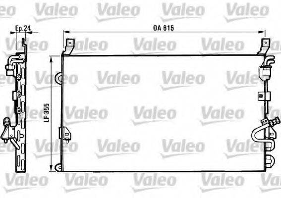 MERCEDES-BENZ 2018301270 Конденсатор, кондиціонер